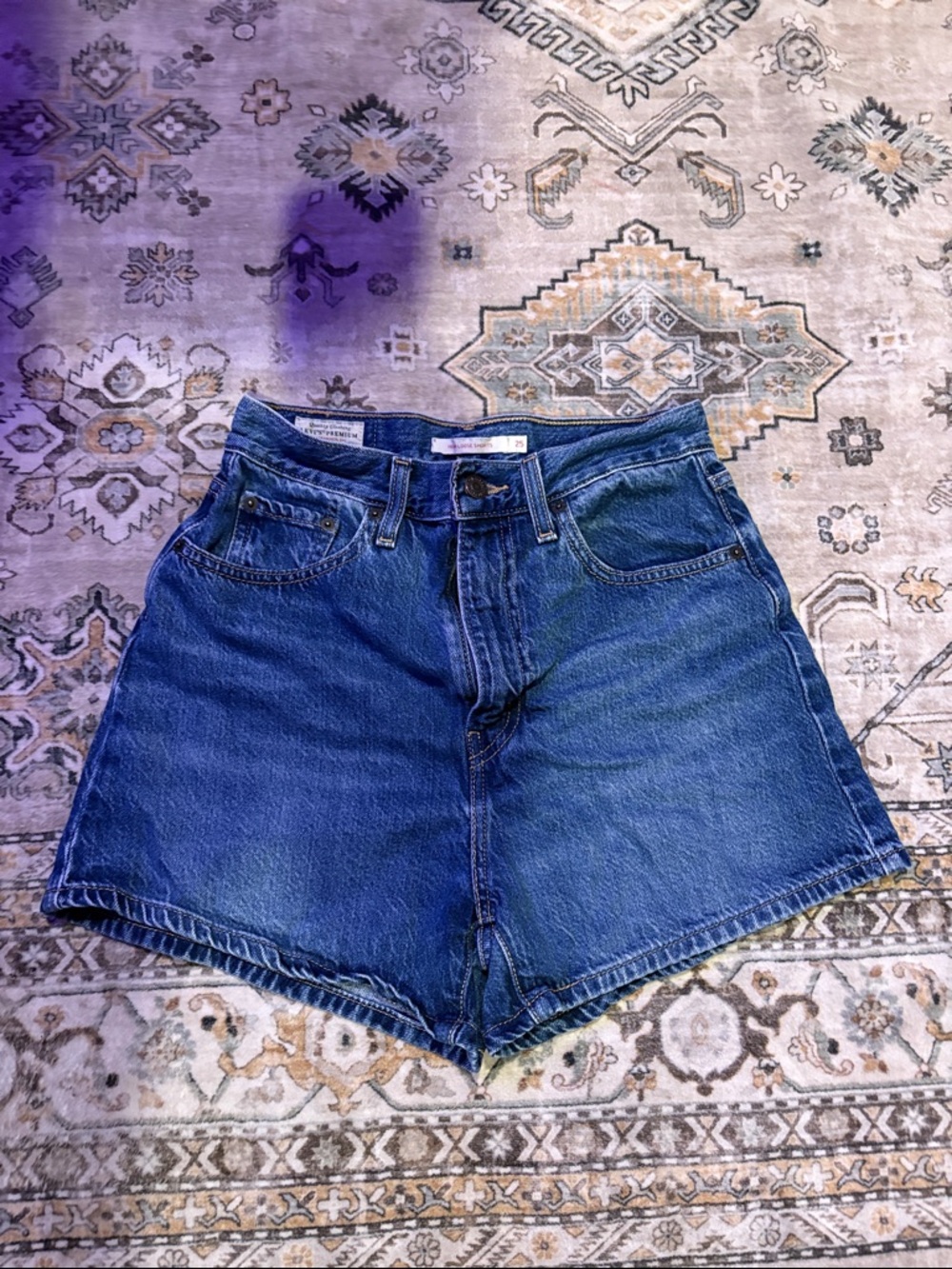 Levi’s Classic High-Rise Denim Shorts - Blue